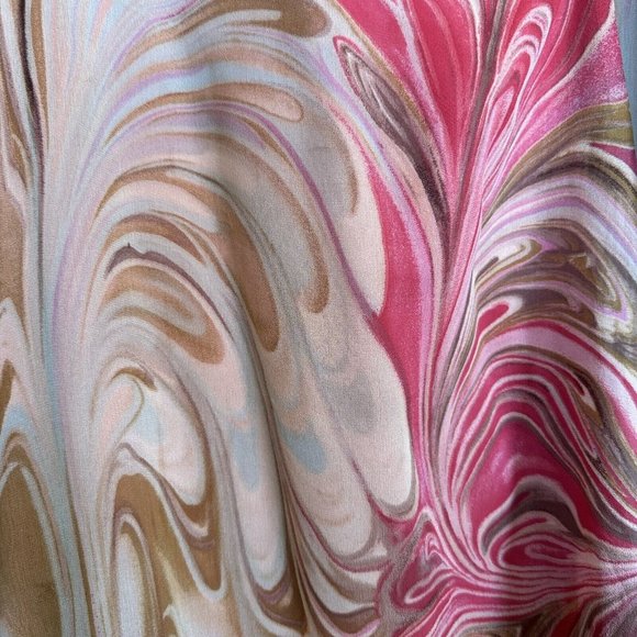 lafayette 148 silk summer pink dress size 16 - Picture 5 of 10